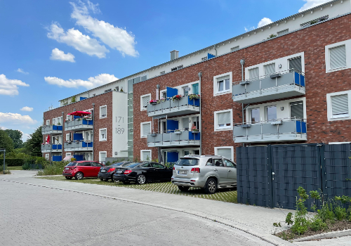 Neubau einer Wohnanlage incl. Stellplätzen in mehreren Bauabschnitten, Am Bowengarten Gelsenkirchen