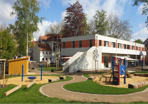 Neubau Kindertagesstätte in Modulbauweise für 4 Gruppen, Kanzlerstraße 23 Gelsenkirchen